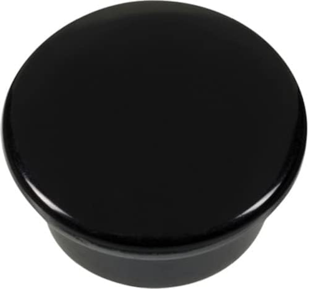 Westcott E-10801 00 Adhesive Magnets 15 mm Round Black Pack of 10