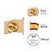 Desert Cactus Spain Lapel Pin Country Enamel Made of Metal Souvenir Hat Men Women Patriotic Spanish (Waving Flag Lapel Pin)