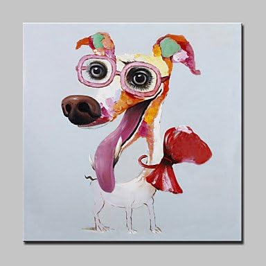 TFr Lager Hand Painted The Violin's Doll Oil Painting On Canvas Wall Art Picture Home Decor Whit Frame 100x100cm , with stretched frame , 40x40cm