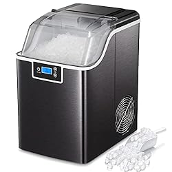 Kismile Nugget Ice Maker Countertop,Portable