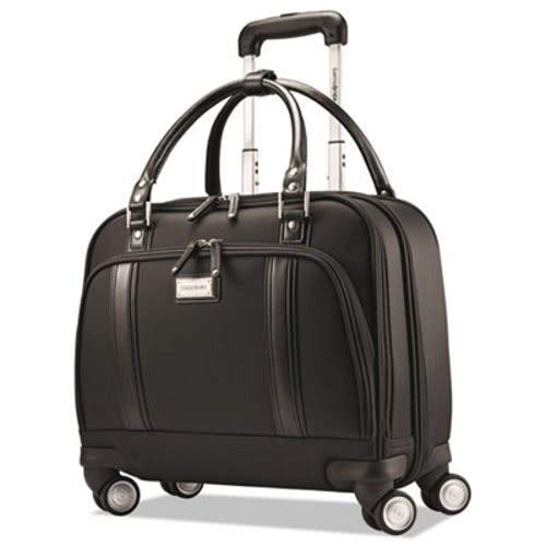 Samsonite Luggage Women's Spinner Mobile Office (One Size, Black/Chrome)