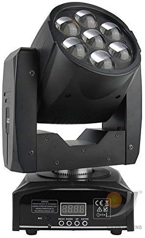 7x12W Zoom Wash Beam LED Moving Head Light for DJ Stage Disco Event Party Show