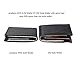 amelleon Bifold Trifold Leather RFID Mens Wallet with ID Window & Coin Pocket (Black)