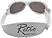 Baby Banz baby girls Retro infant and toddler sunglasses, Arctic White, 0 US