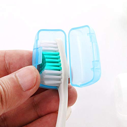 5pcs Toothbrush Heads Cover PP Plastic Protective Cap Prevent Bacteria Portable for Outdoor Travel Home Brush Head Anti-dust