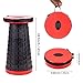 Amkey Retractable Folding Stool, Telescoping Stool Seat Portable for Home Garden Outdoor Travel Camping Fishing, Lightweight and Sturdy Holds up 330 Lbs (12 Levels Adjustable)thumb 1