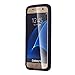 Pandawell Compatible Galaxy S7 Case, [Corner Protection] Slim Thin Hybrid Dual Layer Shock Absorbing Impact Resist Case Cover for Samsung Galaxy S7 - Black