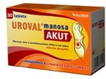 Valosun Uroval Manosa Acute Supplement, 30 Count