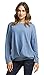 Cherish Brushed Round Drop Shoulder Sweatshirt With Front Pleat T16847