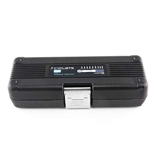 Cyclists Bicycle Torque Wrench- 1/4” Square Driver & Allen Key Head Set Kit Perfect for Carbon Bike Parts