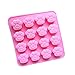 JLHua 2 Pack 16 Cavity Paw Print Silicone Non Stick Cake Bread Mold Chocolate Jelly Candy Baking Mould
