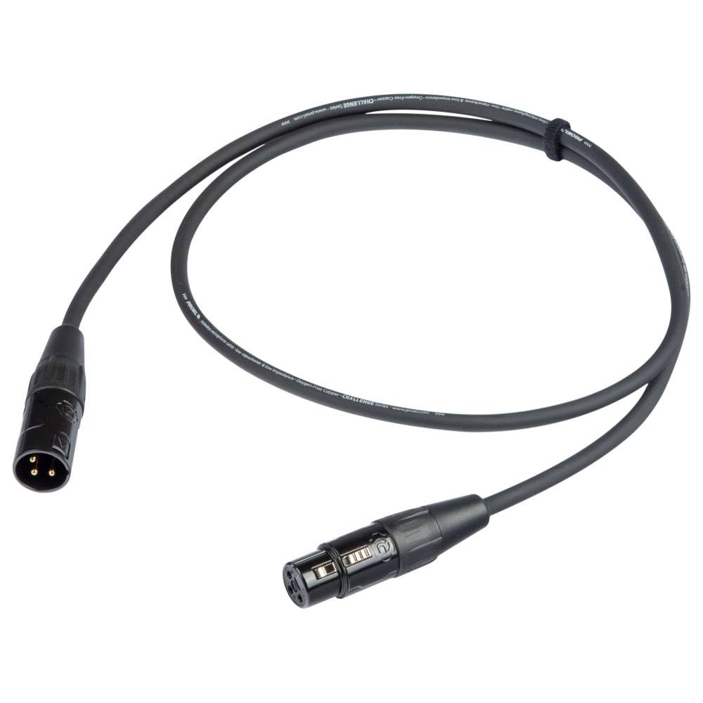 Proel Chl250Lu1 Bk Balanced Microphone Cable