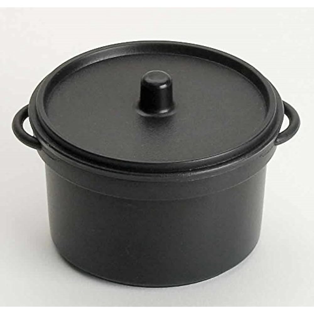 Bowls Disposable Heavyweight Plastic 2.7oz Mini Crock Pot Black Tasting
