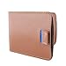 Mens Ultra Slim RFID Blocking Bifold Leather Wallet Pull Tab with Money Clip