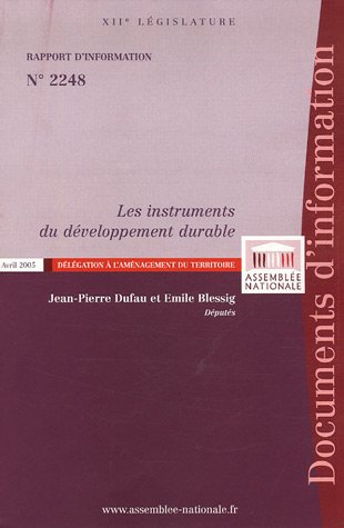 Rapport d'information sur les instruments de la politique de développement durable