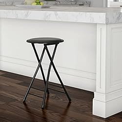 Folding Stool - Backless 24-Inch Stool with 225lb