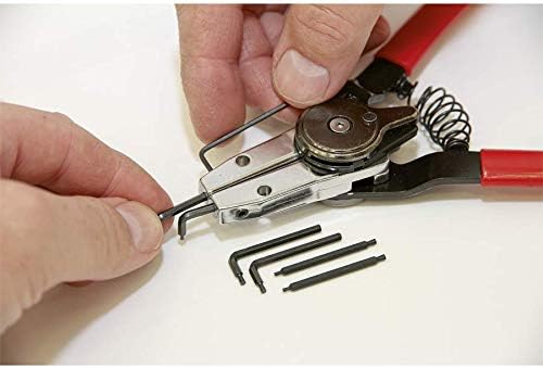 Sealey Ak8453 Circlip Pliers Set Internal/External Quick Change, Silver - Image 4