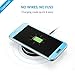 Anker Wireless Charger Charging Pad, Compatible iPhone 8 / 8 Plus, iPhone X, Galaxy Note 5, S9/S8/S7/S7 Edge/S6/S6 Edge/S6 Edge Plus, Nexus 4/5/6/7, LG G3 and Other Devices (no Adapter)