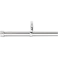 Umbra Cappa Adjustable Curtain Rod, Heavy Duty 1-1/4 Inch Diameter, 72 to 144 Inches, Nickel