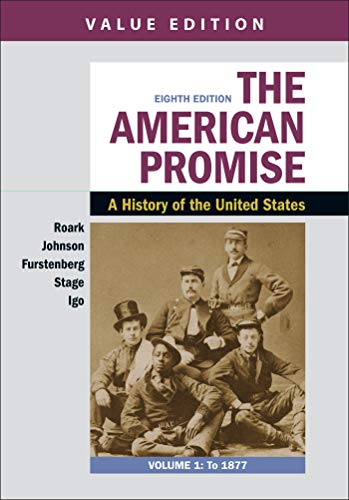 American Promise:Value Ed.,Vol.1