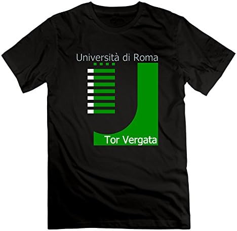 ZHAOWAN Black XXX-Large University Of Rome Tor Vergata Organic Cotton Male Custom Clothing