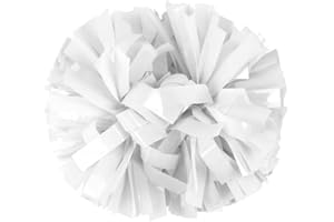 Lovecheer 2PCS Plastic Cheerleading Pom Poms with Baton Handle Cheer Pomoms for Kids Adults Cheering Sports Team Spirit Party