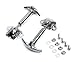 FJ40, FJ45 Hooks / Latches Hood to Windshield - Stainless Steel - Pair