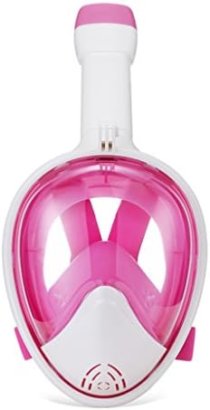 Seaview 180° GoPro Compatible Snorkel Mask, Panoramic Anti-Fog Anti-Leak Full Face Design, See More With Larger Viewing Area Than Traditional Masks, Prevents Gag Reflex with Tubeless Design