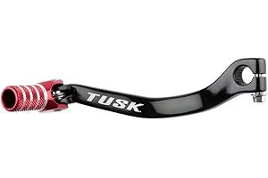 Tusk Folding Shift Lever Black/Red Tip - Fits: Honda CR250R 1993-2007