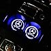2pcs LED Car Cup Holder Lights for Mercedes Benz AMG, 7 Colors Changing USB Charging Mat Luminescent Cup Pad, LED Interior Atmosphere Lamp