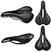 Pioneeryao Bike Seat Road Bike Saddle Replacement Bicycle Saddle for Men and Women Mountain Bike Comfortable Professional Soft Padded Bike Saddle Including Rain Cover