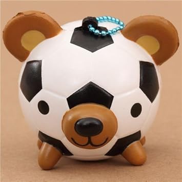 Lindo colgante Squishy para móvil balón fútbol osito kawaii ...