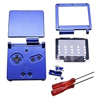 Meijunter Replacement Full Housing Shell Cover Case Repair Parts Set w/Lens&Screwdriver for Nintendo Gameboy Advance SP GBA SP Console