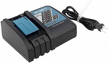 DC18RC 14.4V 18V Lithium-Ion Rapid Charger Optimum Replacement for Makita BL1830 BL1815 BL1840 BL1850 BL1430 BL1440 Power Tools Lithium-Ion Charger