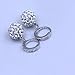 Ikevan Pendant Fashion Women's Sterling Silver Snowflake Stud Earrings Jewelry