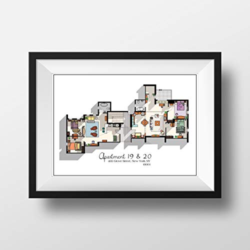 Friends Tv Show Apartment Floor Plan Friends Tv Show Layout The