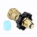 GASLAND Propane Adapter, POL to QCC1 Type1 Propane Tank Adapter with Wrench, LP Gas Valves Grill Connector for Propane Cylinder, Suitable for RV Camper, Cylinder, BBQ Gas Grill, Heater