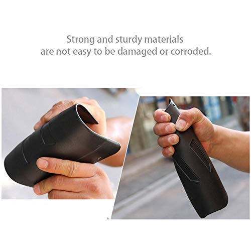 Aneil Universal Motorcycle Modification Long Front Wheel Fender,Black Plastic Mud Guard Mud Flap Splash Guard