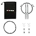 WODSKAI Speed Jump Rope-Adjustable 360° Swivel Ball Bearing Skipping Ropes-Speed Rope for Double Unders, MMA, WOD, Crossfit, Boxing Fitness Training with Spare Cable and Carrying