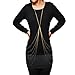 Jane Stone Hot Sexy Simple Unibody Bilayer Gold Color Tassels Body Chain Necklace Fashion Statement Jewelry New Body Necklace(Fn1095)