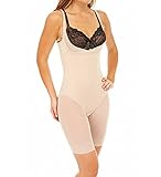 Sexy Sheer Extra Firm Control Open-Bust Bodysuit