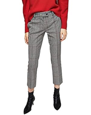 Women's Check Crop Trousers