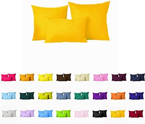 Decorative Pillows Cover/Cushion Case (26"x26", Yellow)