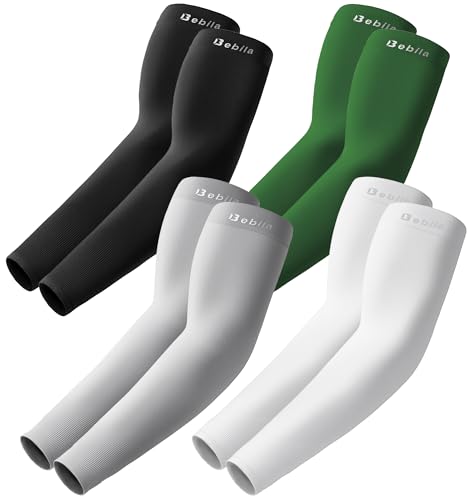 Bebila Arm Sleeves for Men Women UV Sun Protection