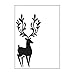 Darice 1218-113 Embossing Folder, 4.25 by 5.75-Inch, Reindeer Corner Design