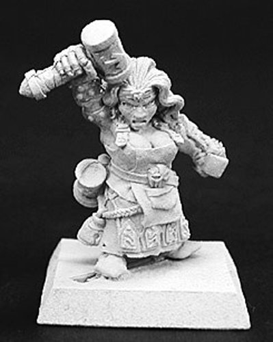 Margara Dwarf Mage Miniature 25mm Heroic Scale Warlord Reaper Miniatures