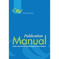 Publication Manual of the American Psychological Association