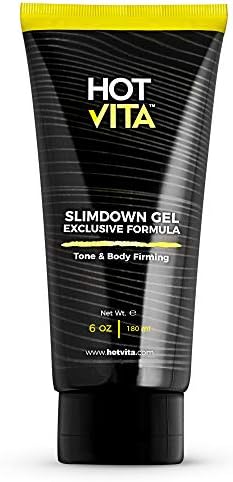 Hot Vita Slimdown Gel – Slimming Body Cream – Skin Care Product for Women – Increases Circulation with Caffeine, Ginseng Extract, Guarana Seed, Aloe Vera