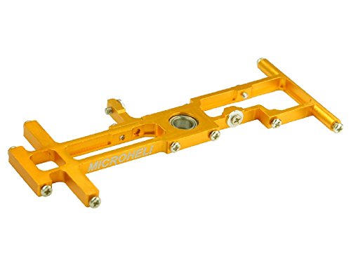 Microheli Aluminum Lower Block Bearing set (GOLD) (for MH Frame BLADE 2SRX series)