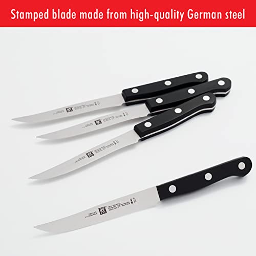 ZWILLING Steak Knife Set, 4 pc, black Pricepulse